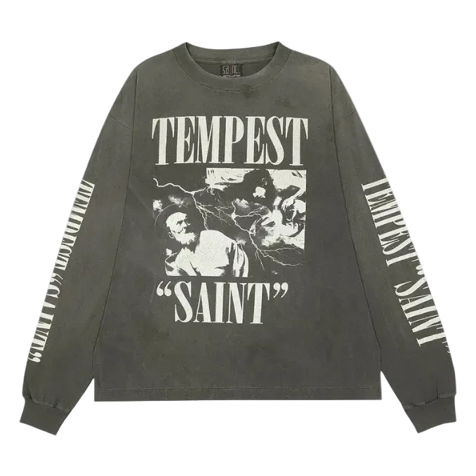 SAINT Mxxxxxx Tempest Long-Sleeve Tee 'Black'