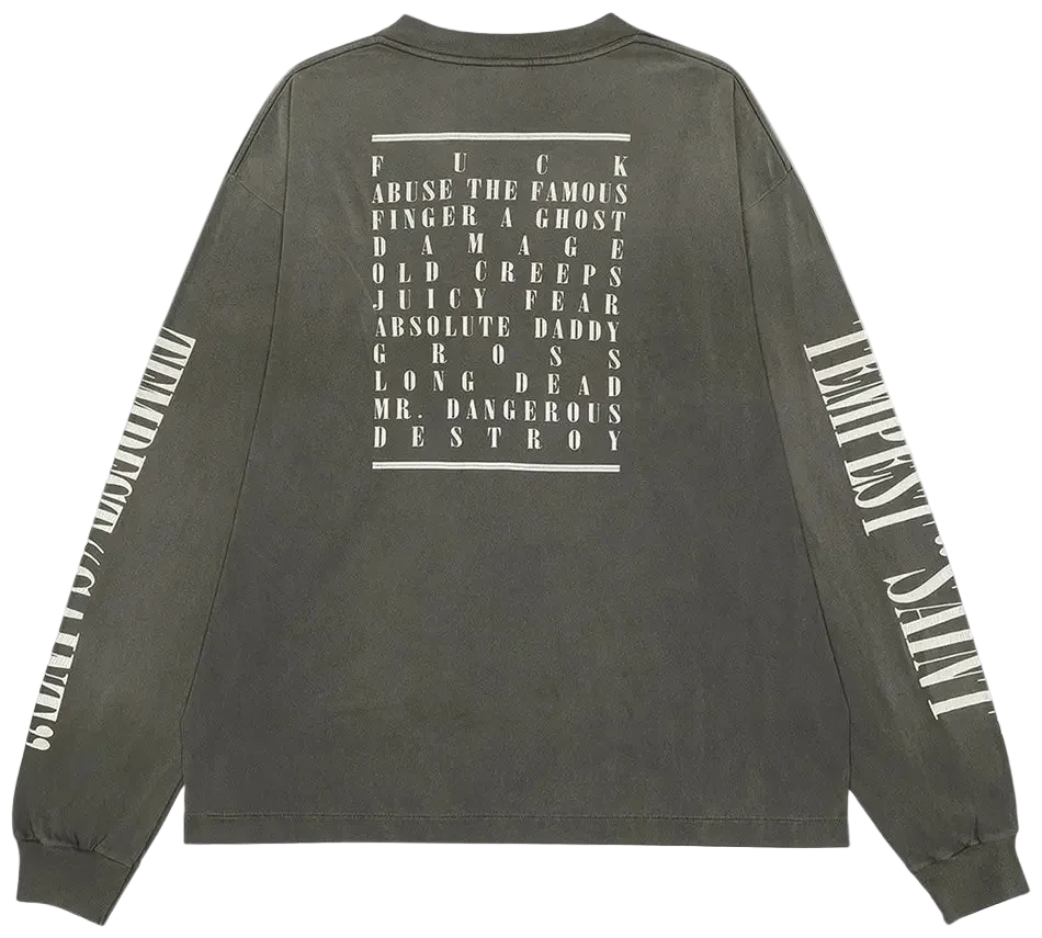 SAINT Mxxxxxx Tempest Long-Sleeve Tee 'Black'