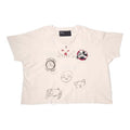 Paly Hollywood Signature Jersey Vintage Cream Tee