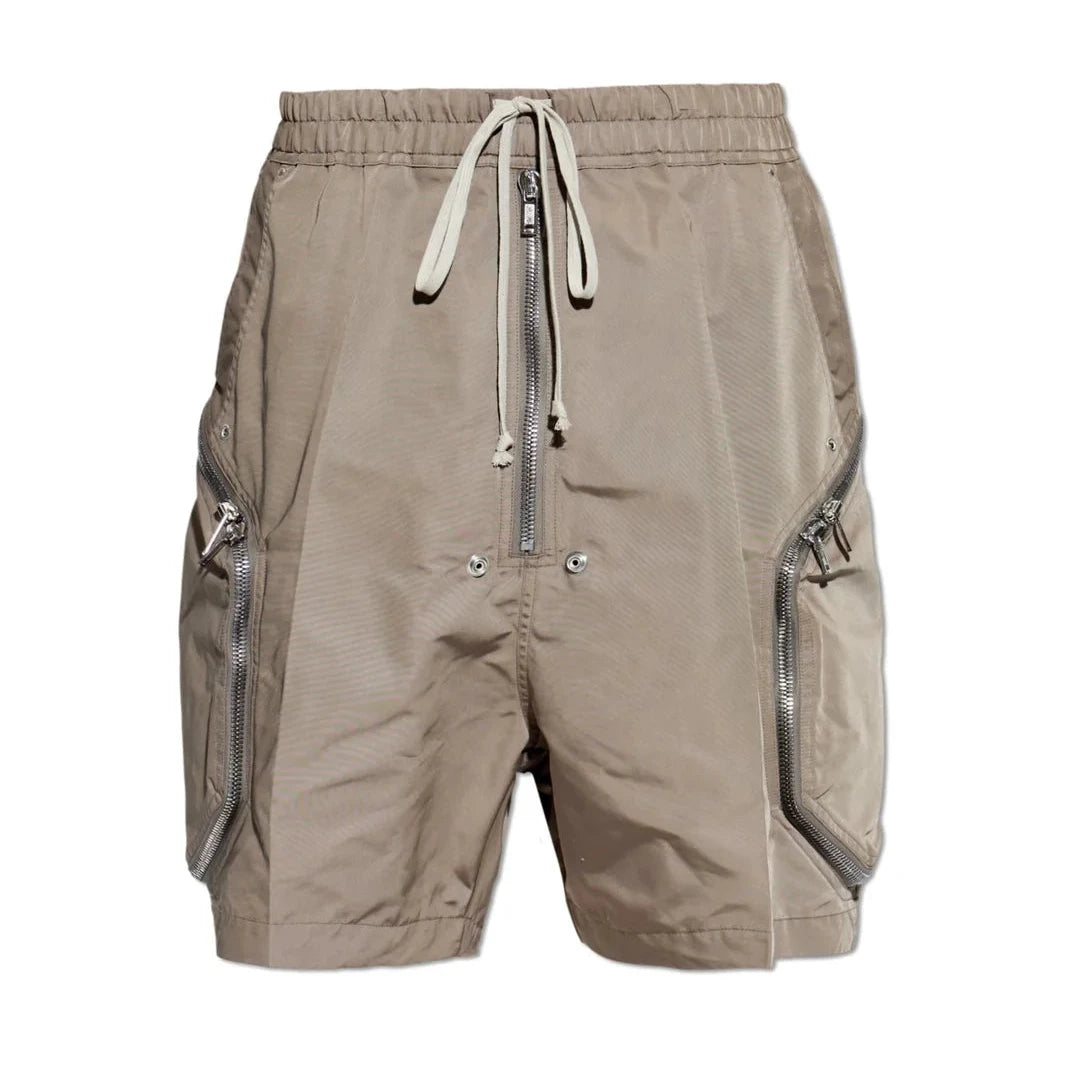 Rick Owens Eyelet Detailed Zipped Cargo Shorts