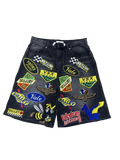 Vale passport denim shorts black