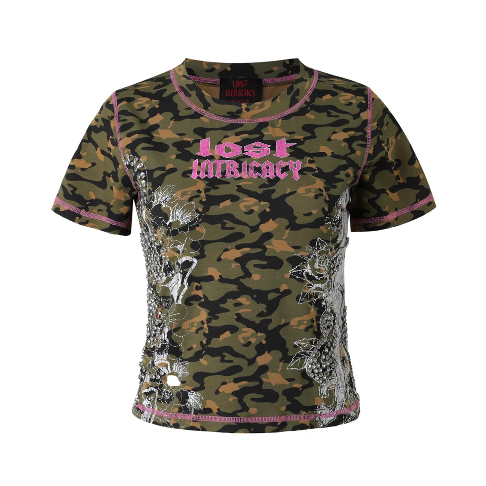 Women’s Camo Twin Tiger Baby Shirt