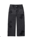 HMDD Double Black Patch Pants