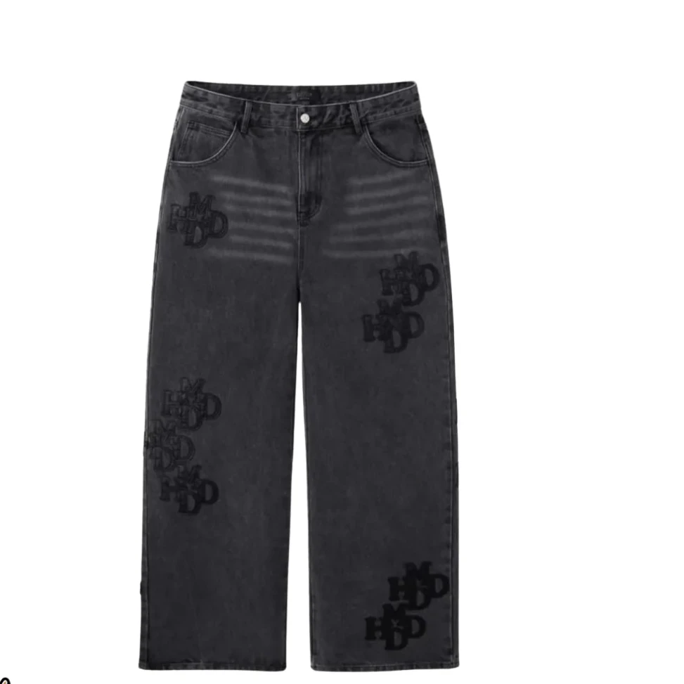 HMDD Double Black Patch Pants