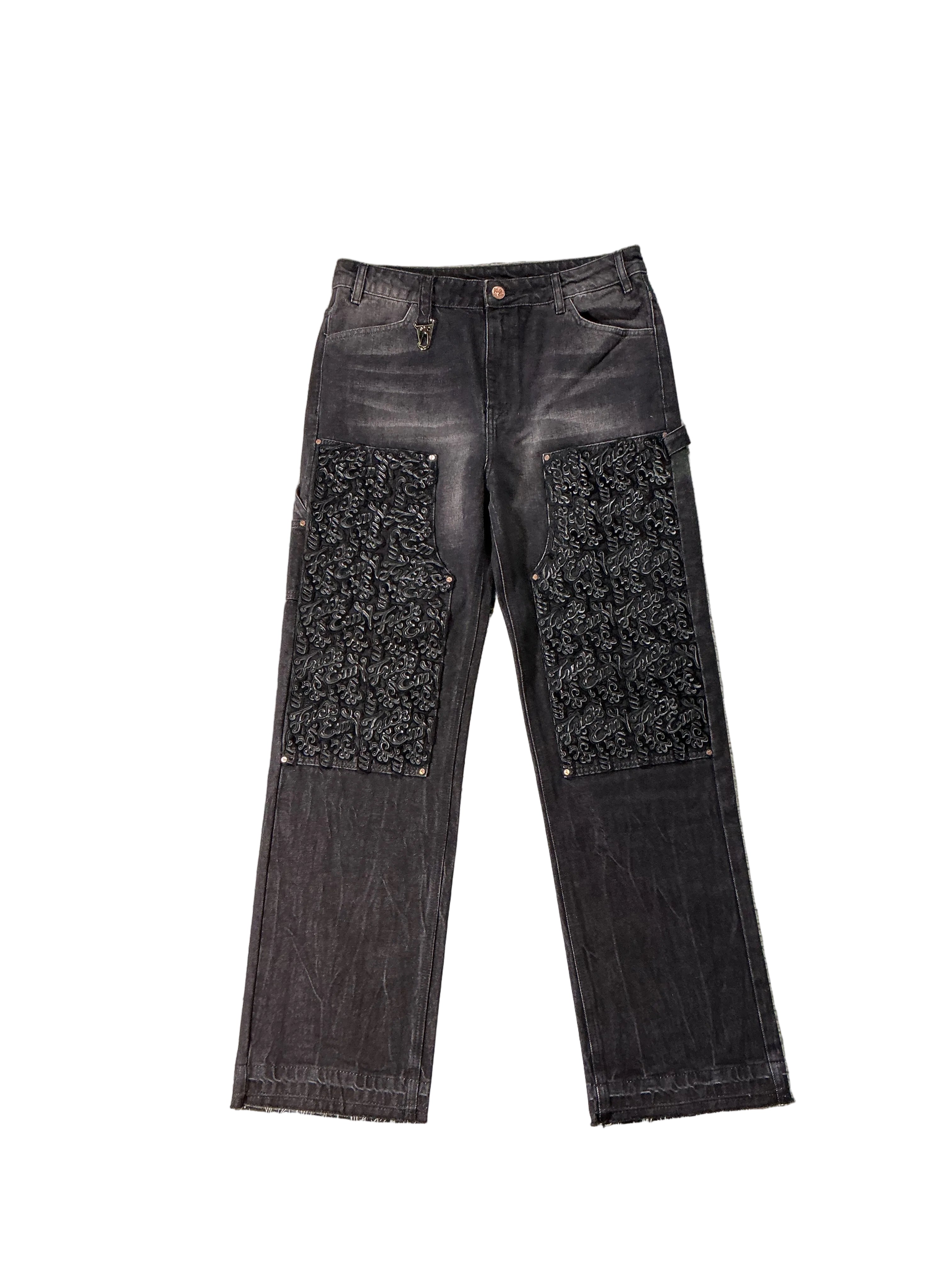 F*ck em nyc black denim