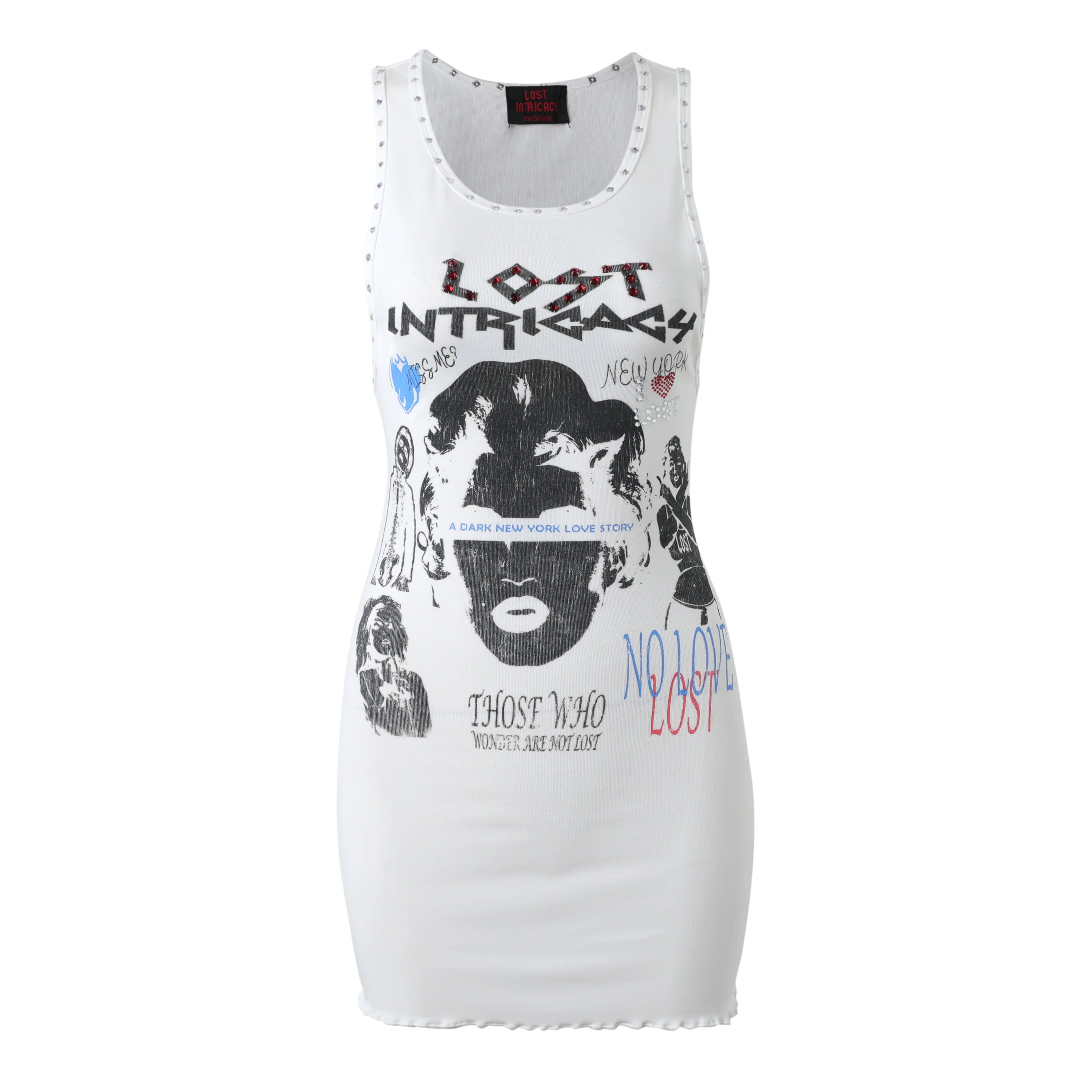 Lost Intricacy White Love Lost Dress