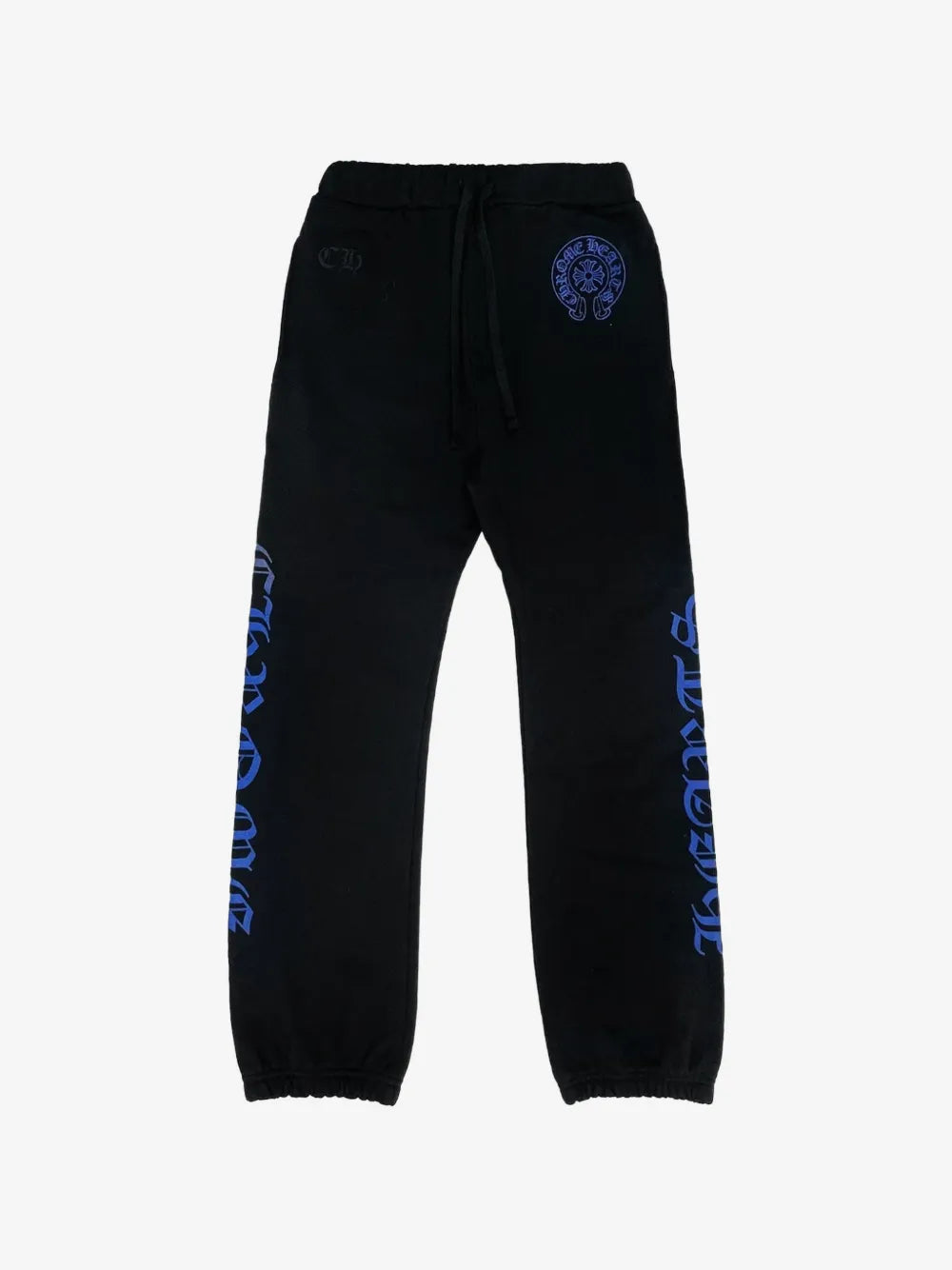 Chrome Hearts Logo Sweatpants 'Black/Blue'