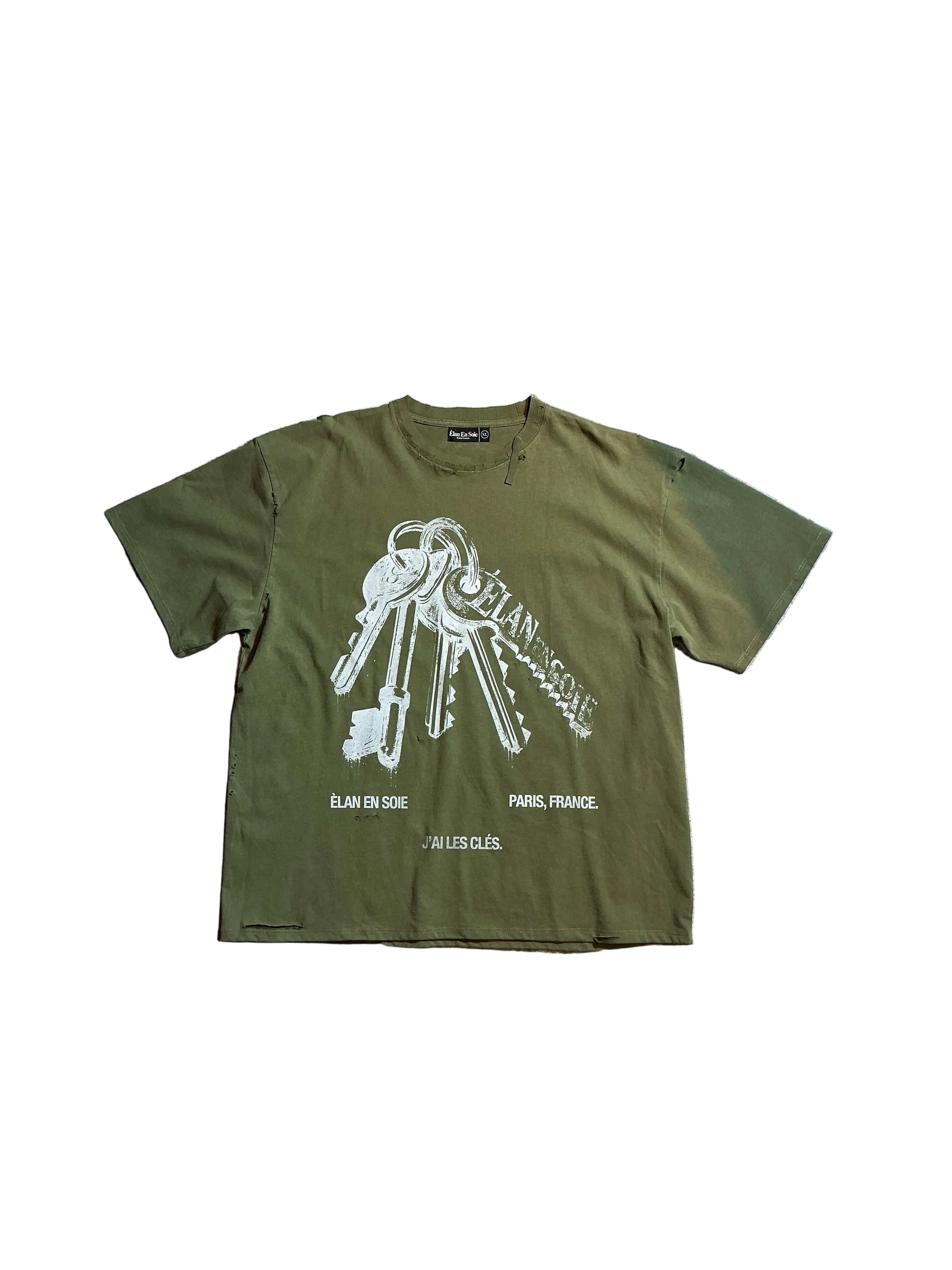 Elan En Soie White Keys Tee