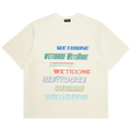 We11done Multi Logo T-Shirt 'Ivory'