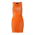 Lost Intricacy Orange Inverse Dress