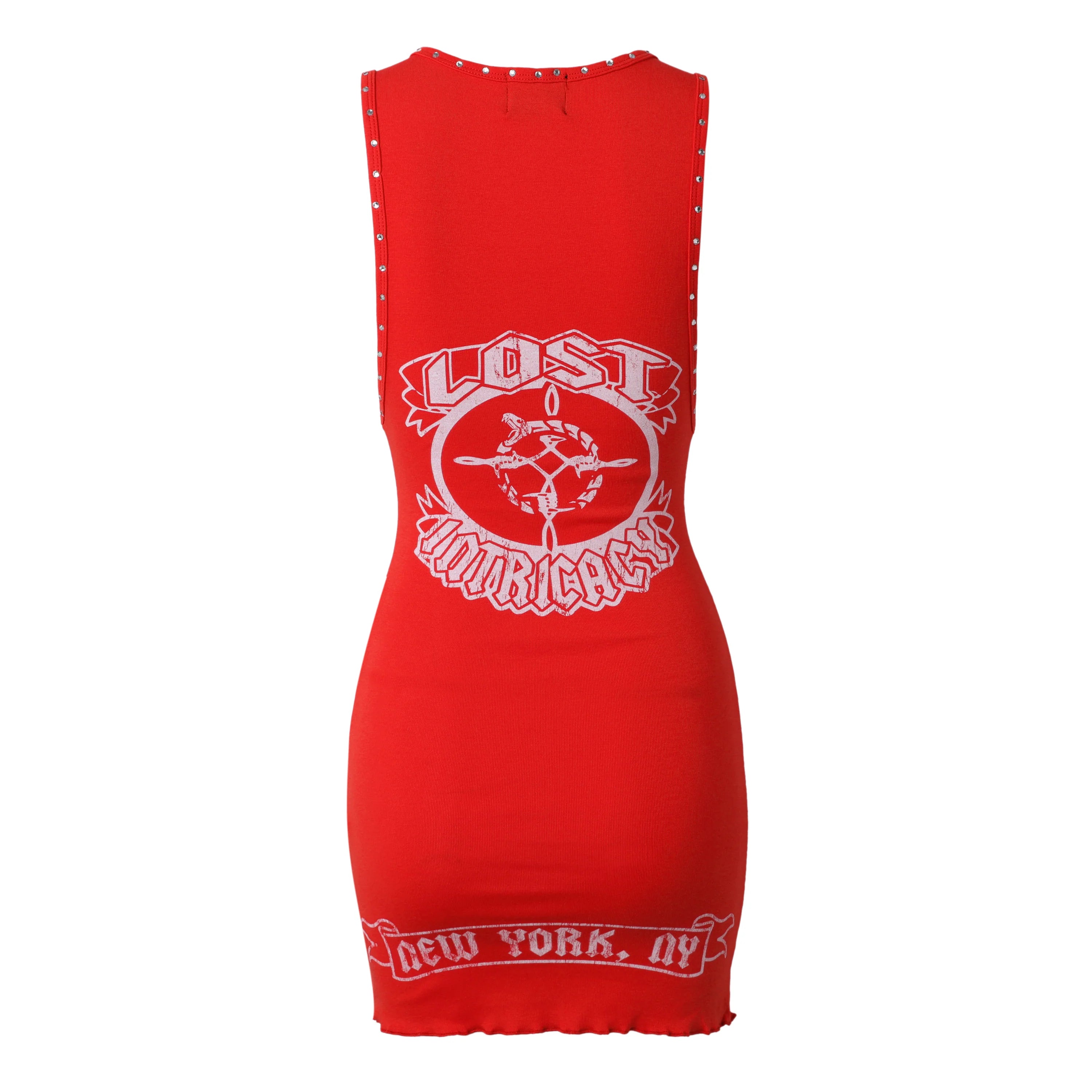Lost Intricacy Red Icon Dress