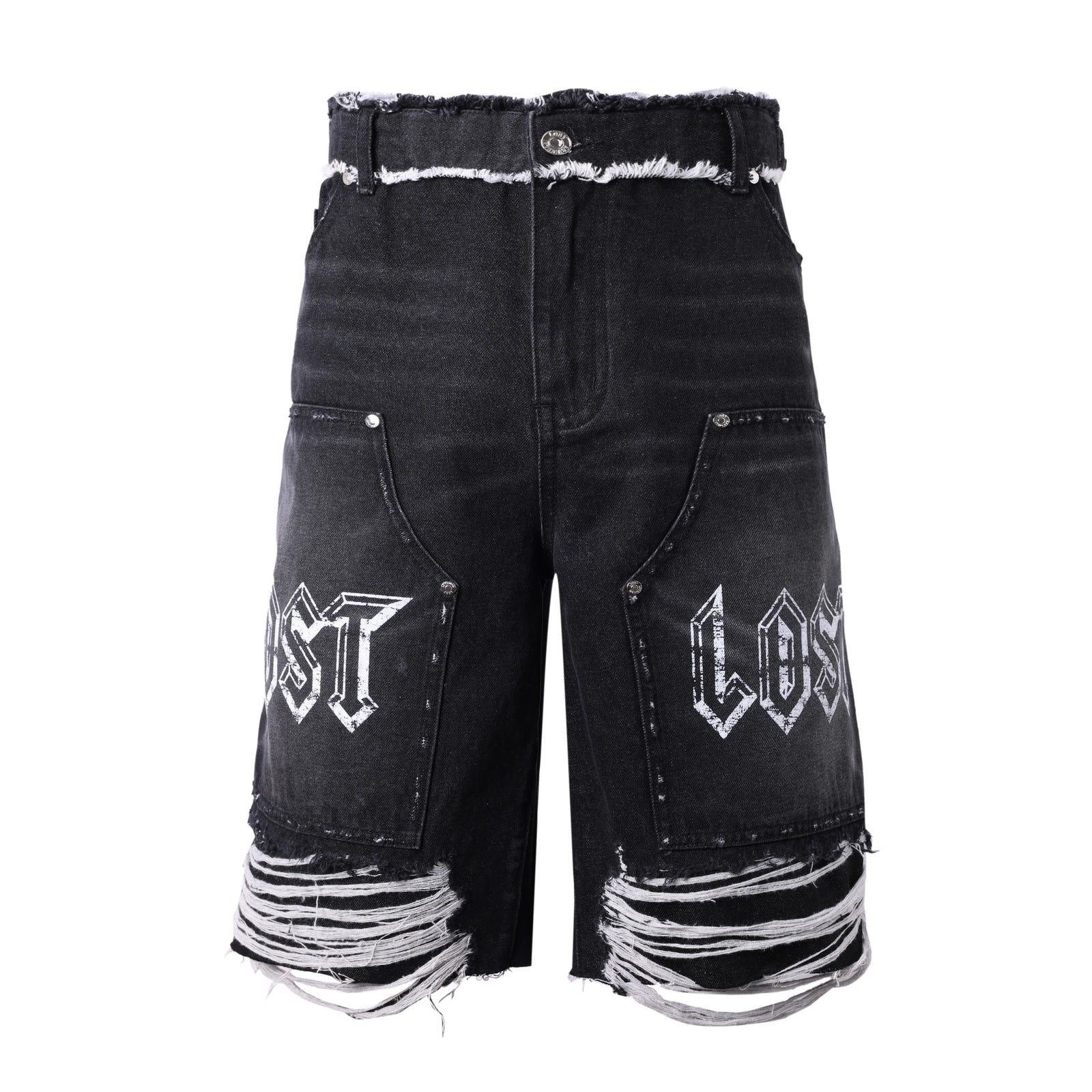 Lost Intricacy "Shadow" Carpenter Jean Shorts