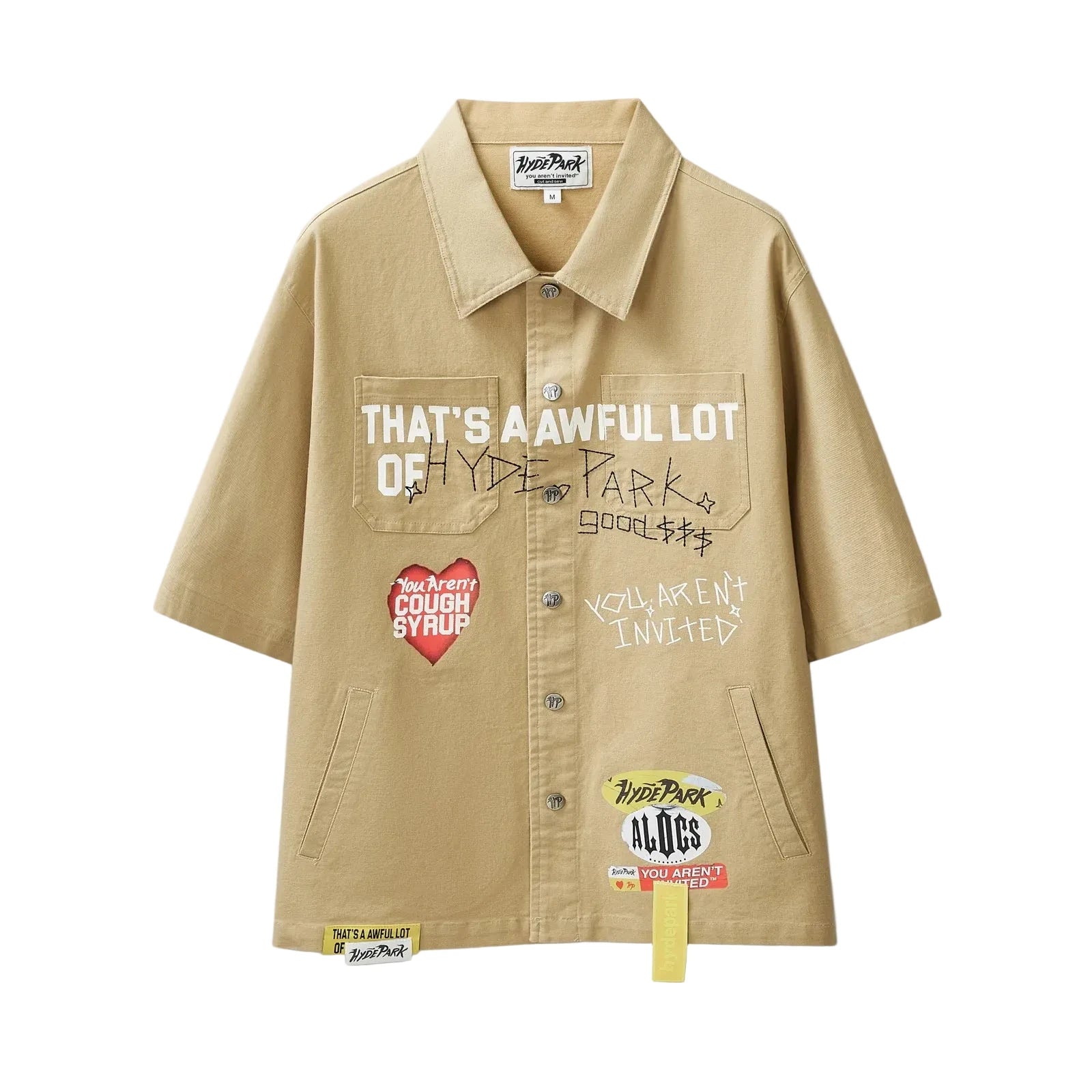 HYPE PARK MECANIC WORK WEAR SHIRT ALOCS X HP - KHAKI
