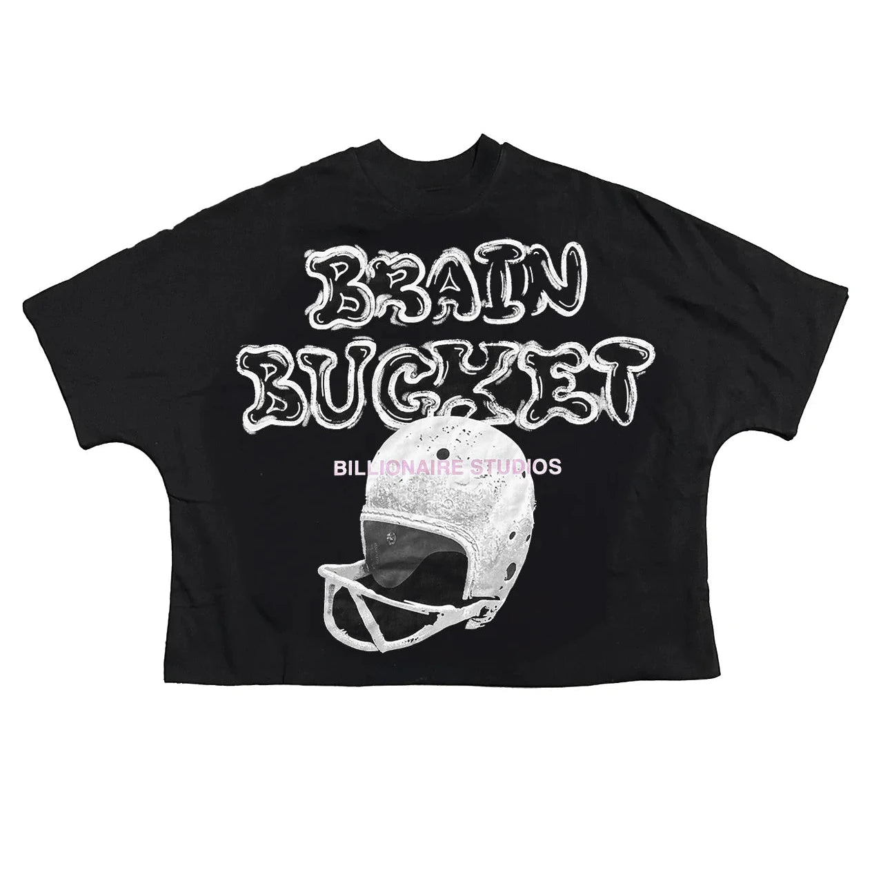 BILLIONAIRE STUDIOS BRAIN BUCKET BLACK TEE