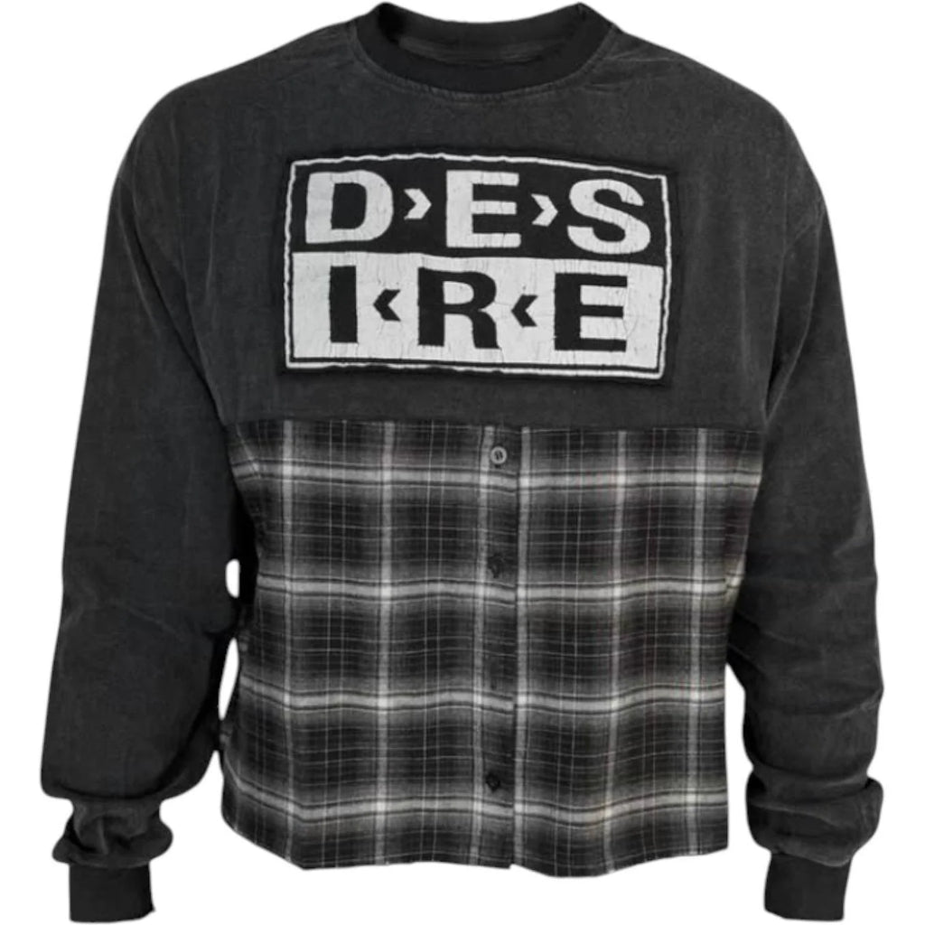 Bottega Desires Hybrid Flannel Longsleeve T-Shirt