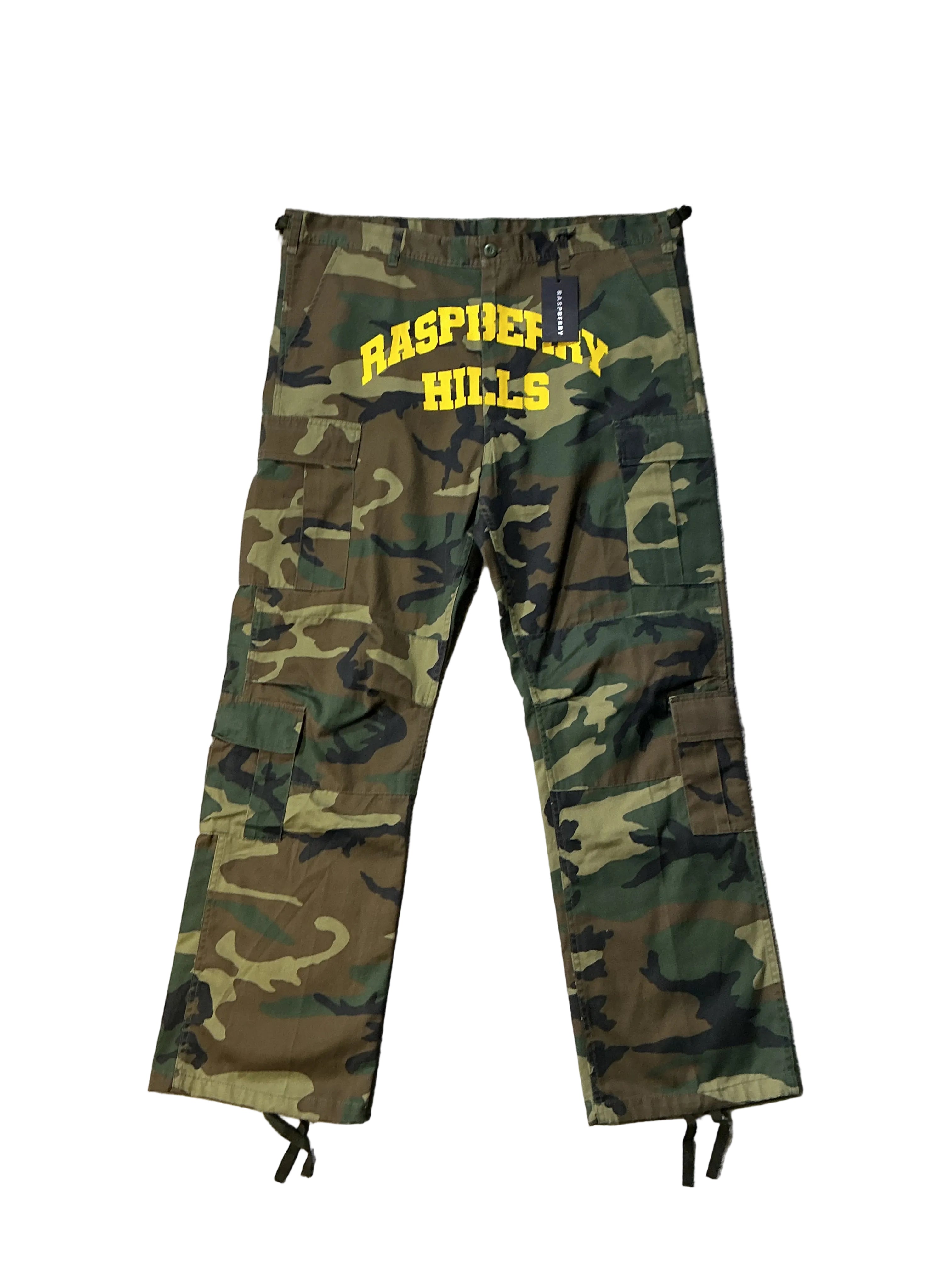 GV GALLERY RASPBERRY HILLS "ARMY" CARGO PANTS CAMO