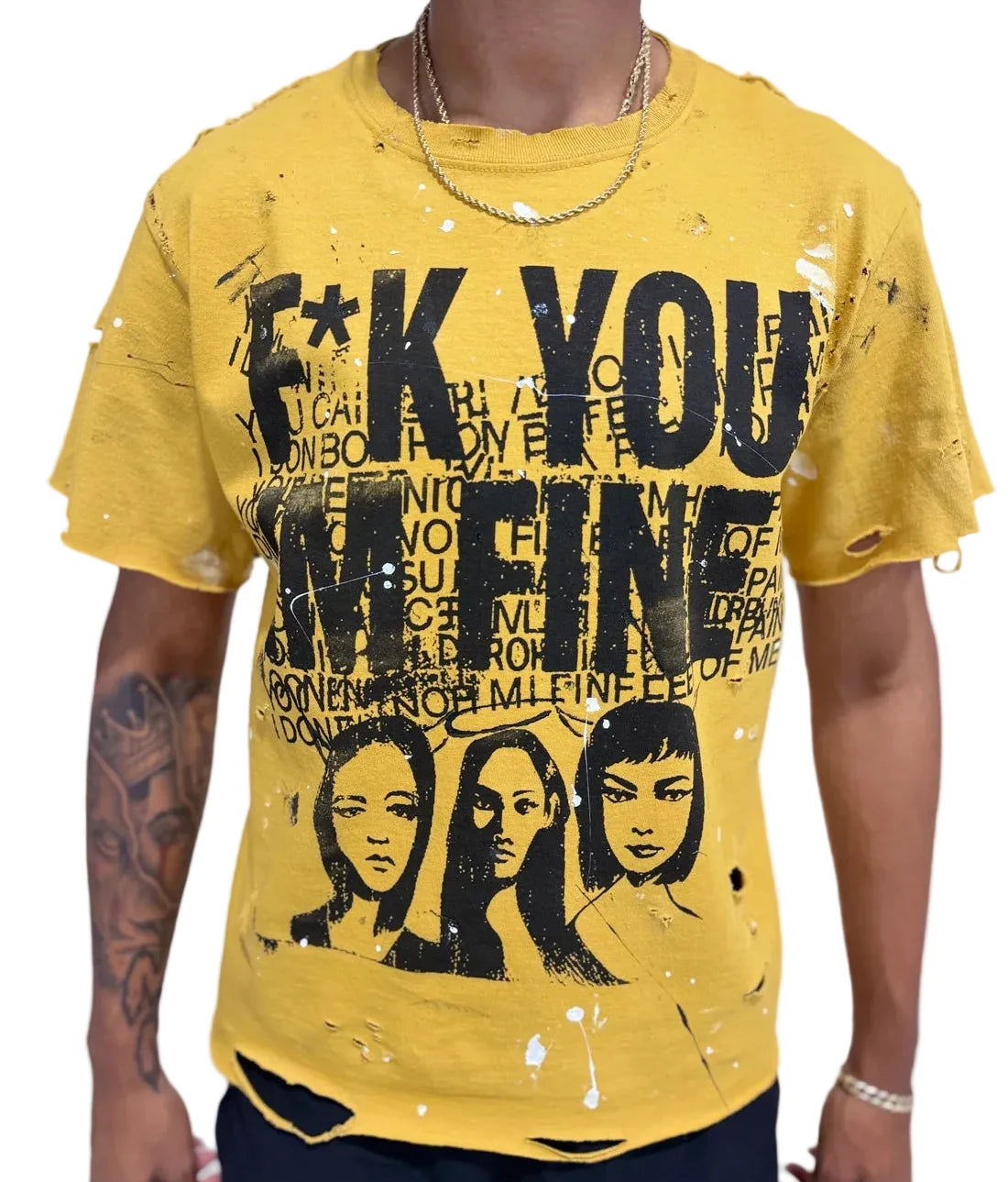 "F*K YOU IM FINE" Mustard Tee