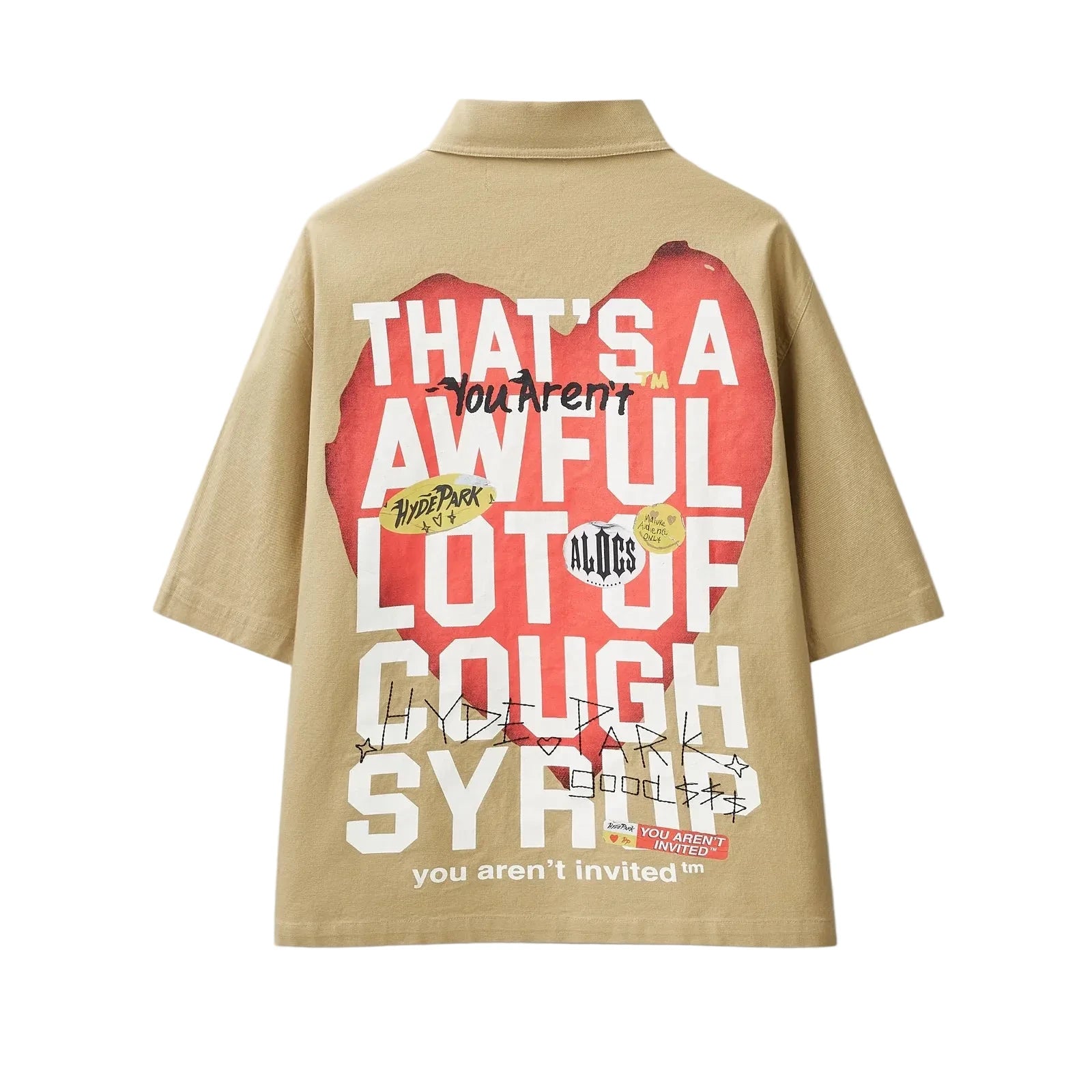 HYPE PARK MECANIC WORK WEAR SHIRT ALOCS X HP - KHAKI