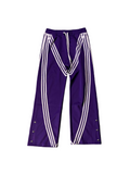 MMM Striped sweats purple