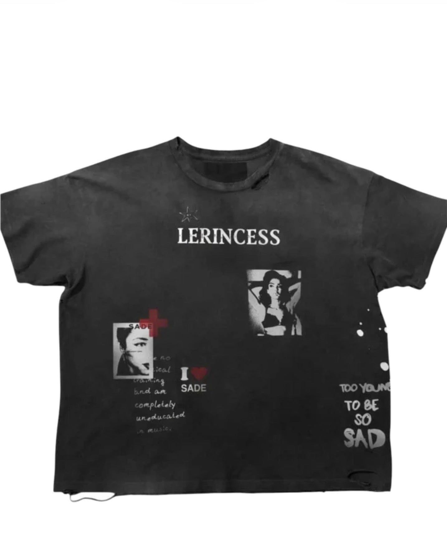 Lerincess Thrashed Sade Tee