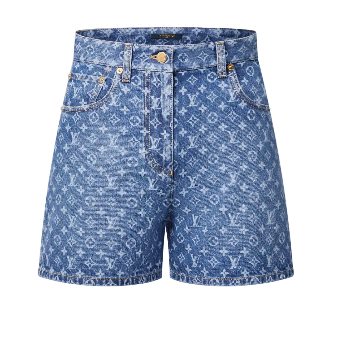 Louis Vuitton Monogram Denim Shorts