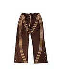 MMM striped sweats double brown