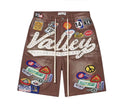 Vale Forever 1980s Patches Shorts Brown