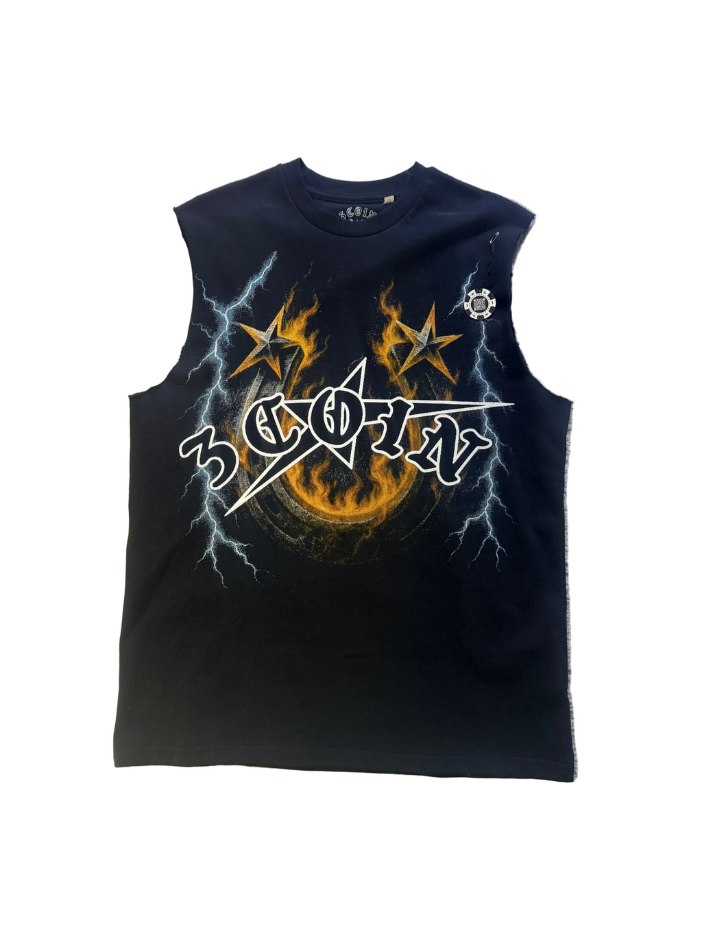 3 Coin Skull Tee