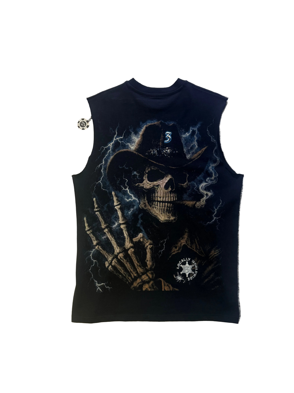 3 Coin Skull Tee