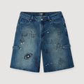 HMDD Graffiti Shorts Indigo
