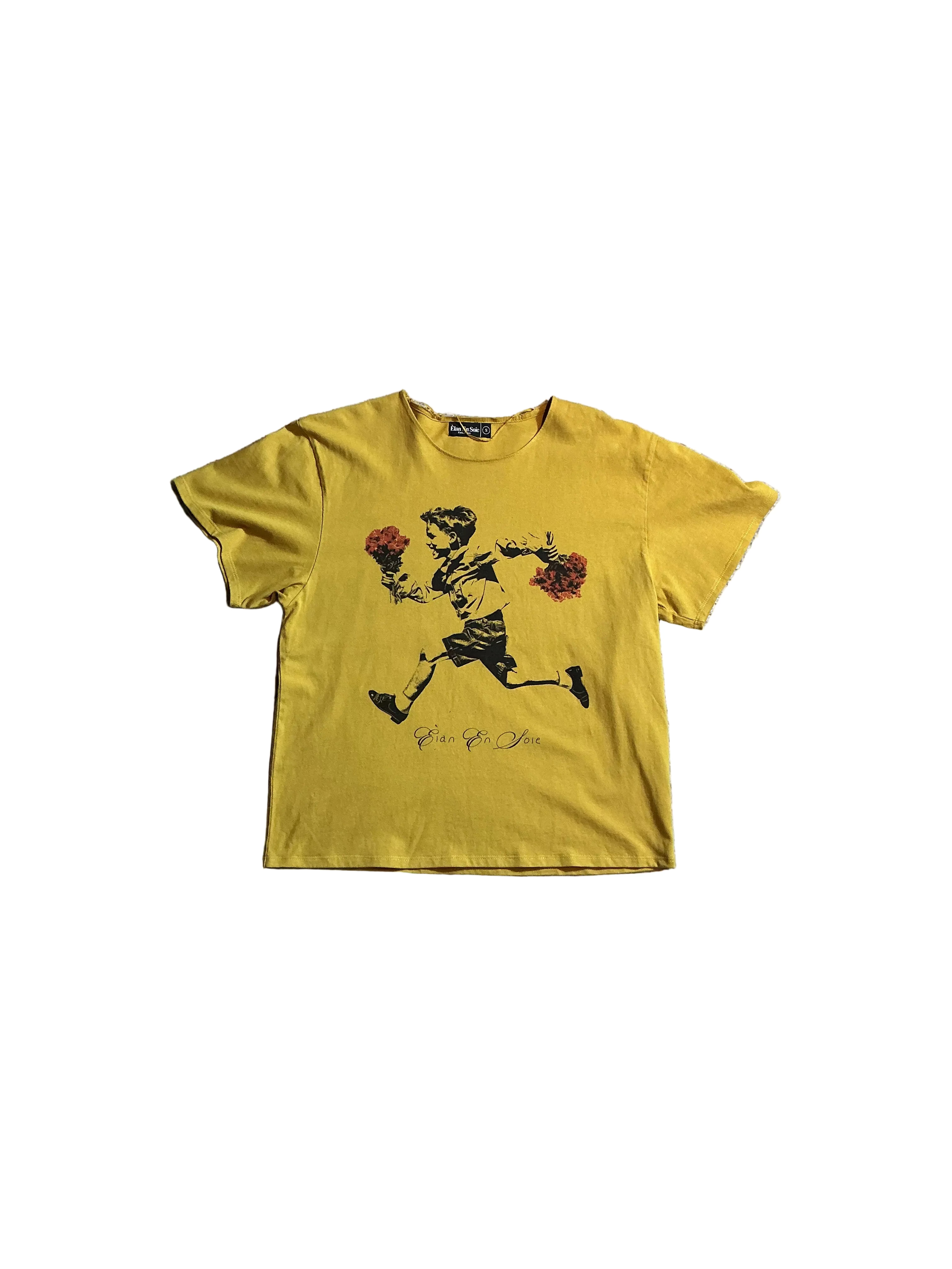 Elan En Soie Yellow Flower Boy Tee