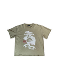Elan En Soie Tan White Face Tee