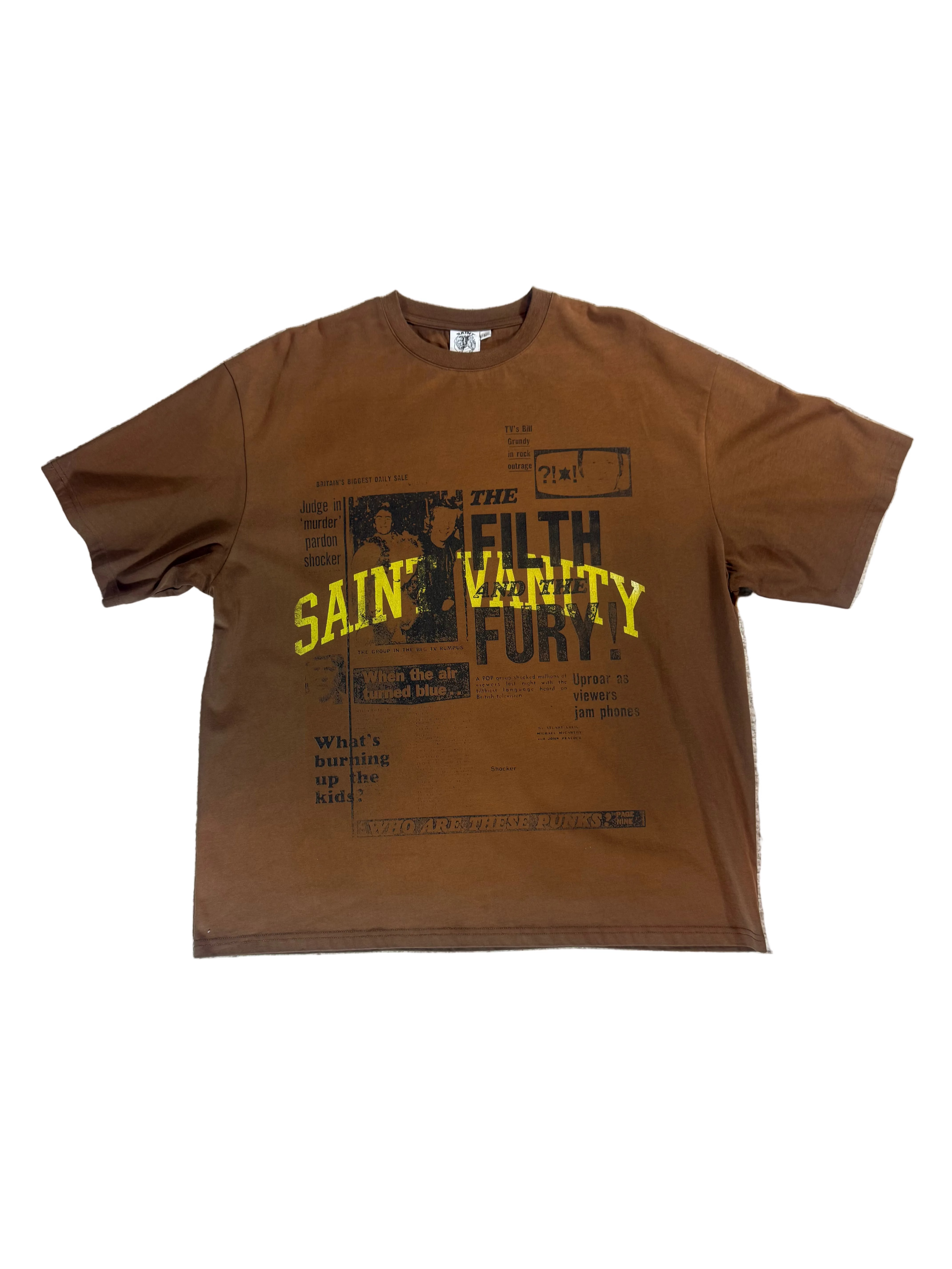 Saint Vanity Brown Graphic Tee