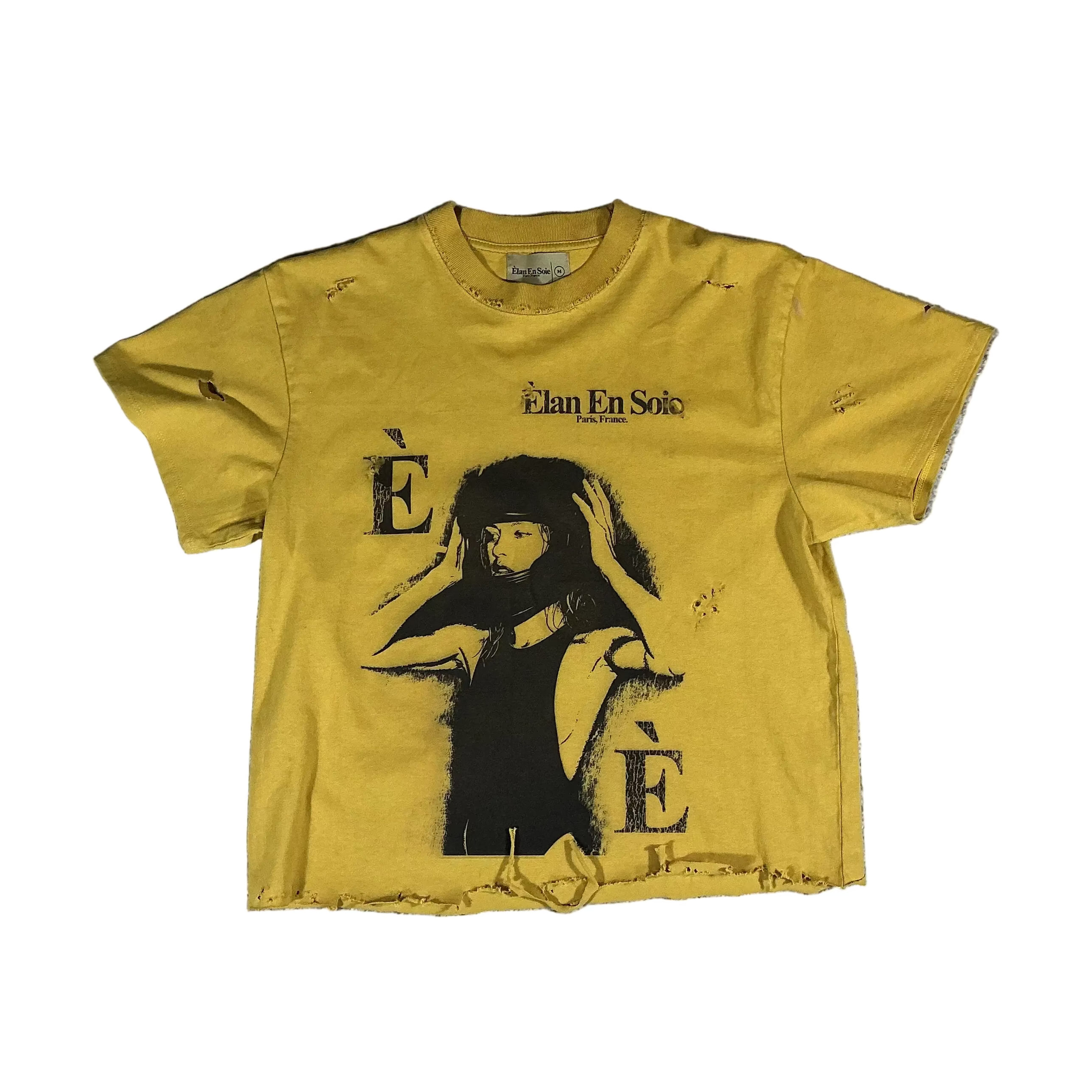 Elan en Soie Yellow Graphic Tee