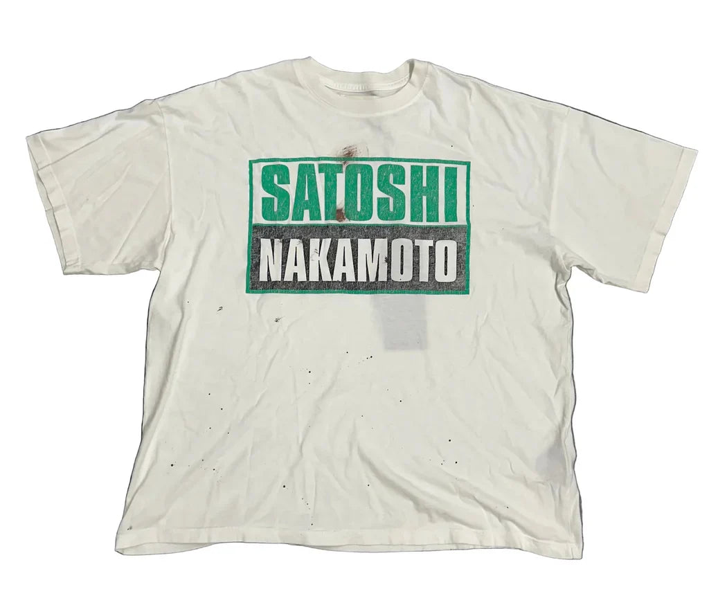 Satoshi Nakamoto Minute Man Press Tee