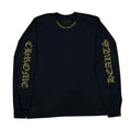 Chrome Hearts Neck Logo Long Sleeve Tee Gold