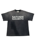 Satoshi Nakamoto Stencil Tee