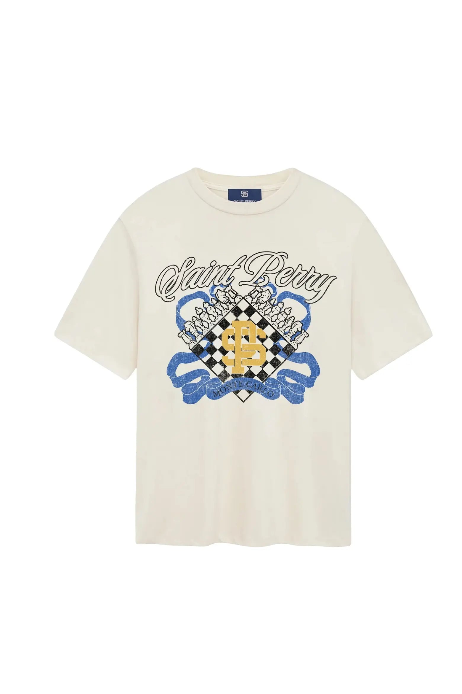 Saint Perry Monte Carlo Chess Crest Tee