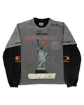 Bottega Desires Nights In NY Layered Longsleeve Tee