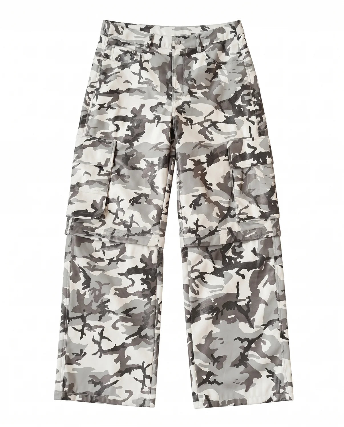 Wavvy NY Snow Camo Leather Cargos