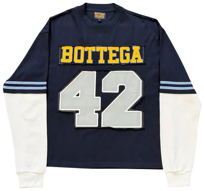 Bottega Desires Jackie Robinson Longsleeve Navy