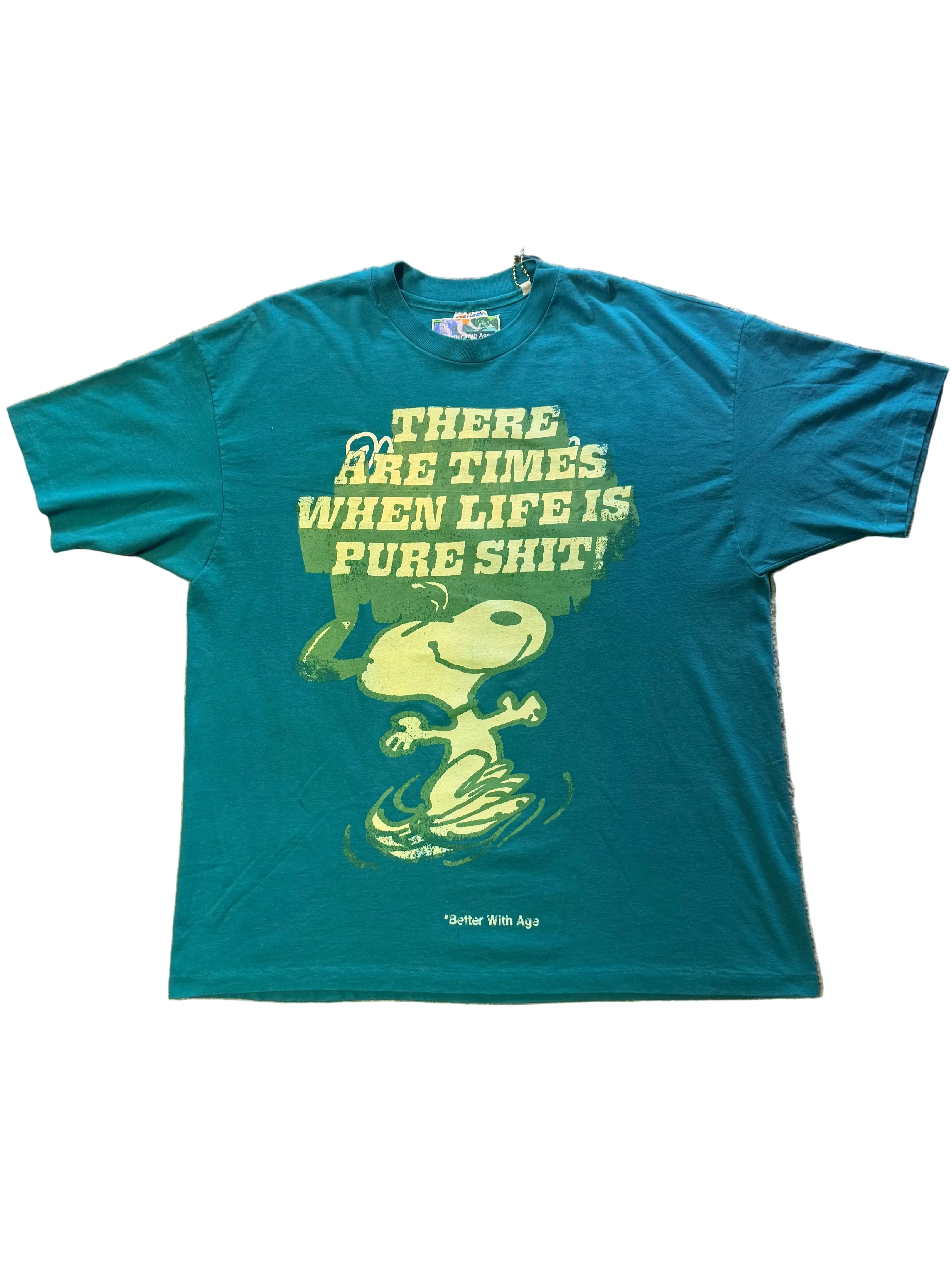 Better With Age “There Are Times When Life Is Pure Sh*t” Tee  Turquoise