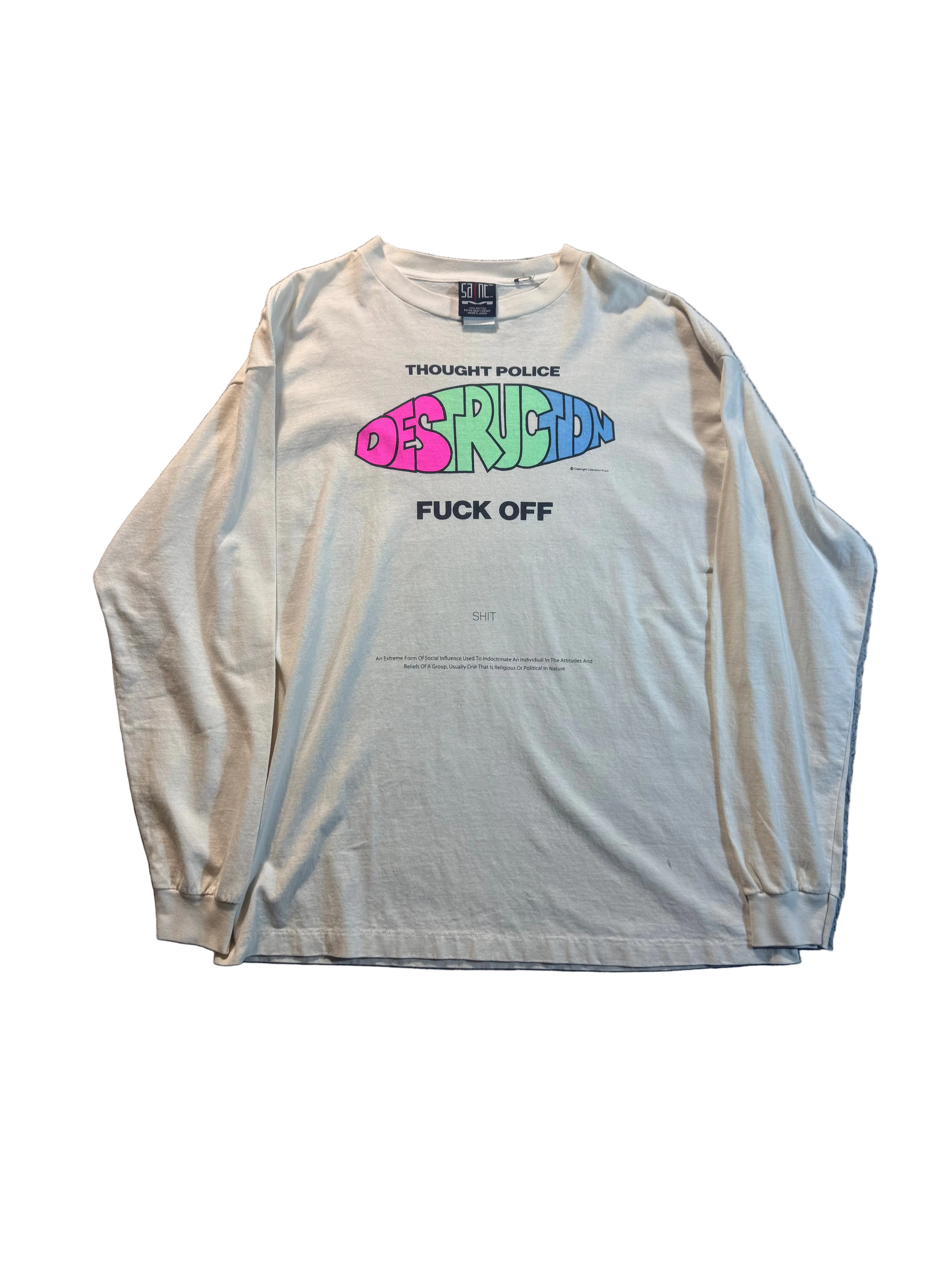 Saint Mxxxxxx Destruction Long Sleeve Tee