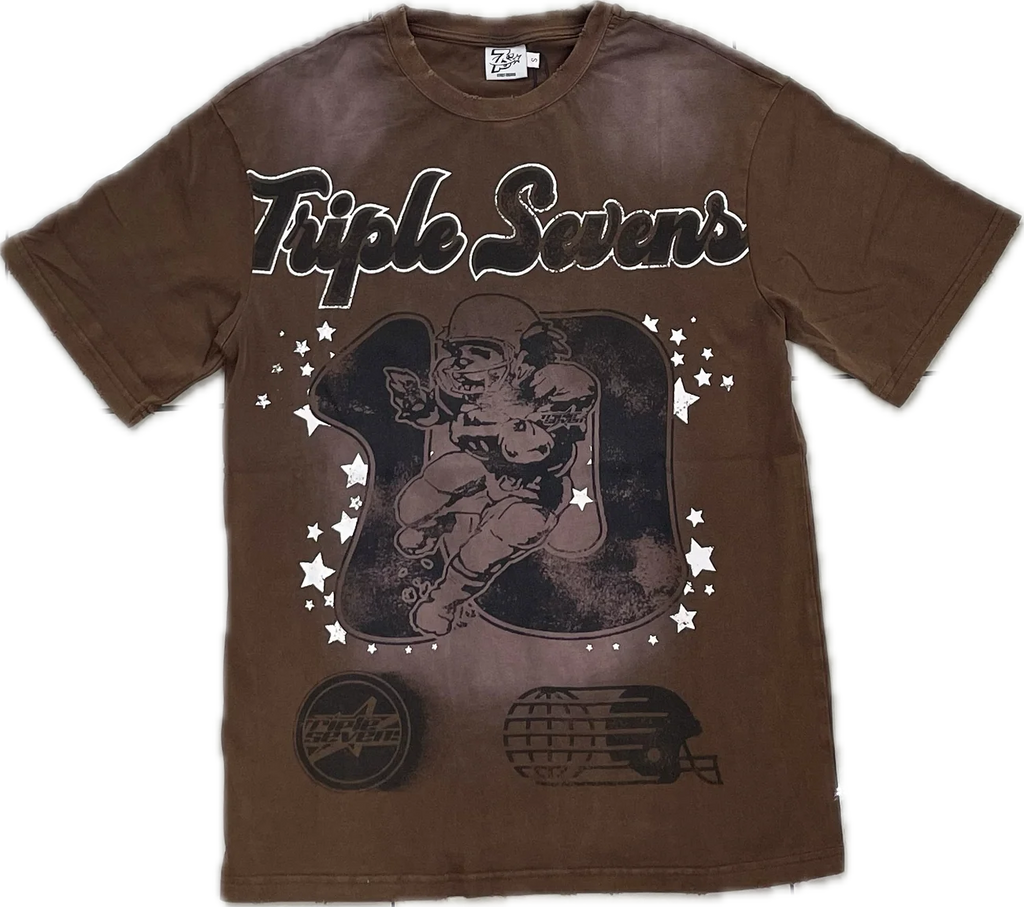 TRIPLE SEVEN 777 ALL-STAR TEE BROWN