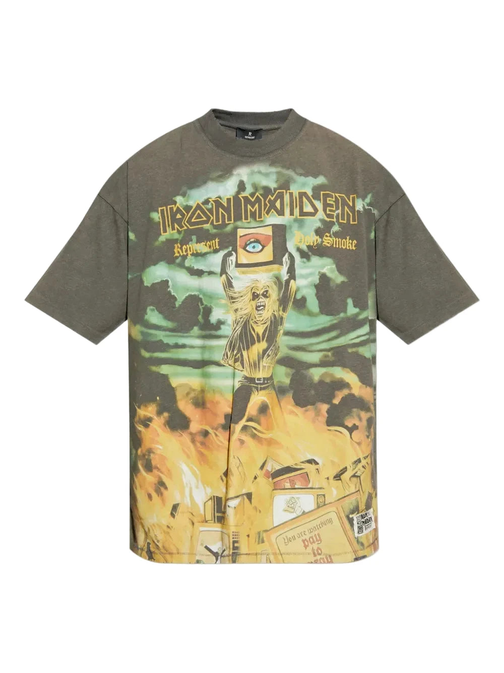 Represent x Iron Maiden Steed graphic-print T-shirt