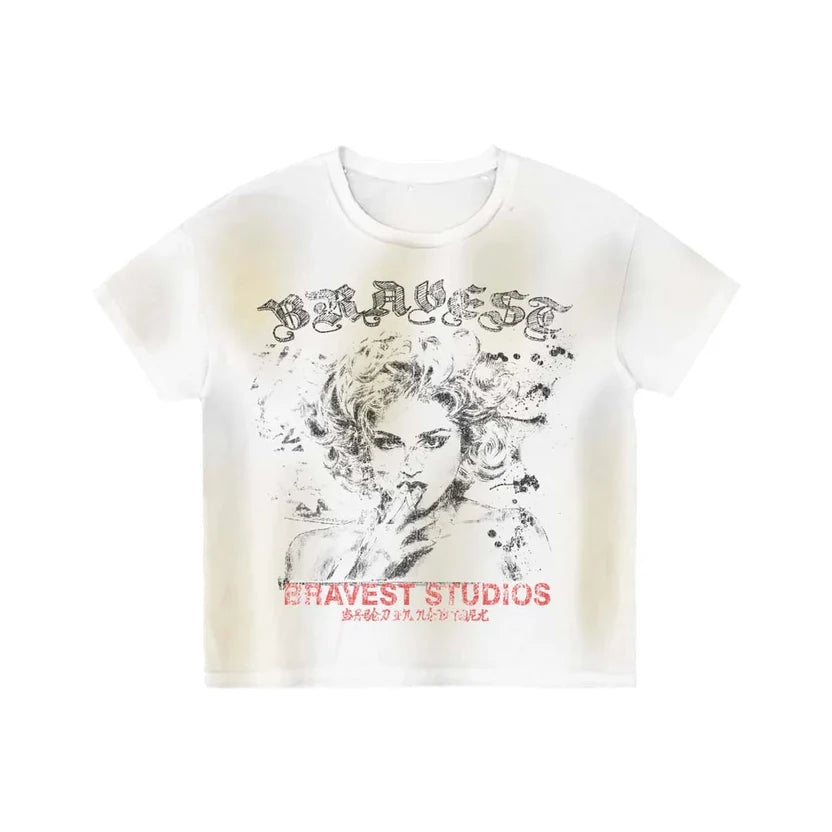 Bravest Studios Vivian White Tee