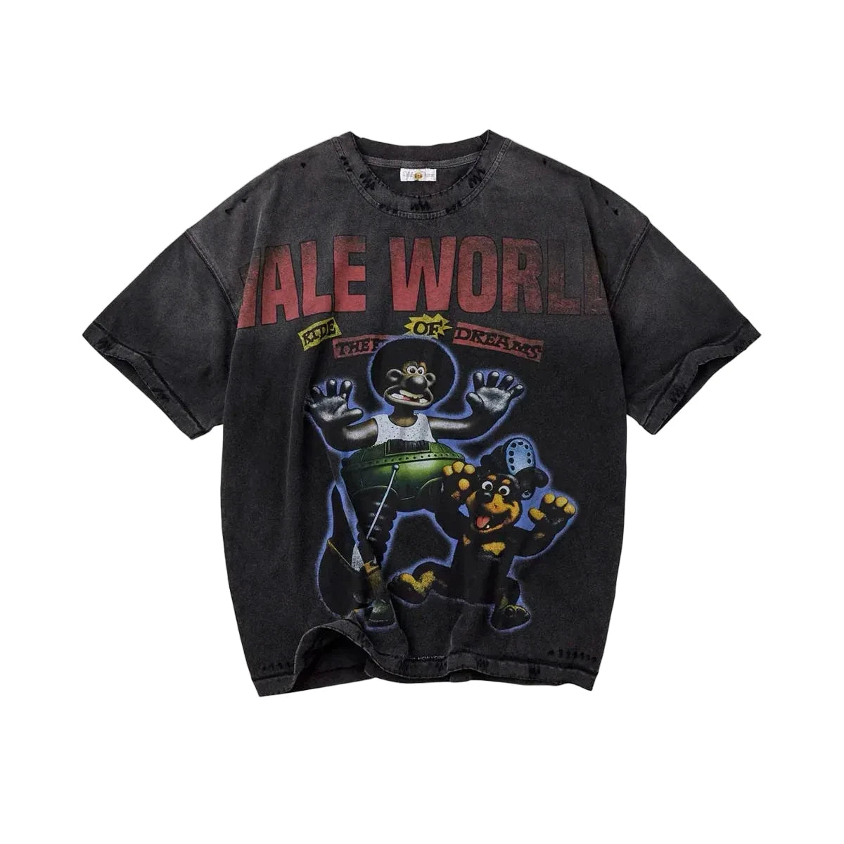 Vale Happy Tee Vintage Black