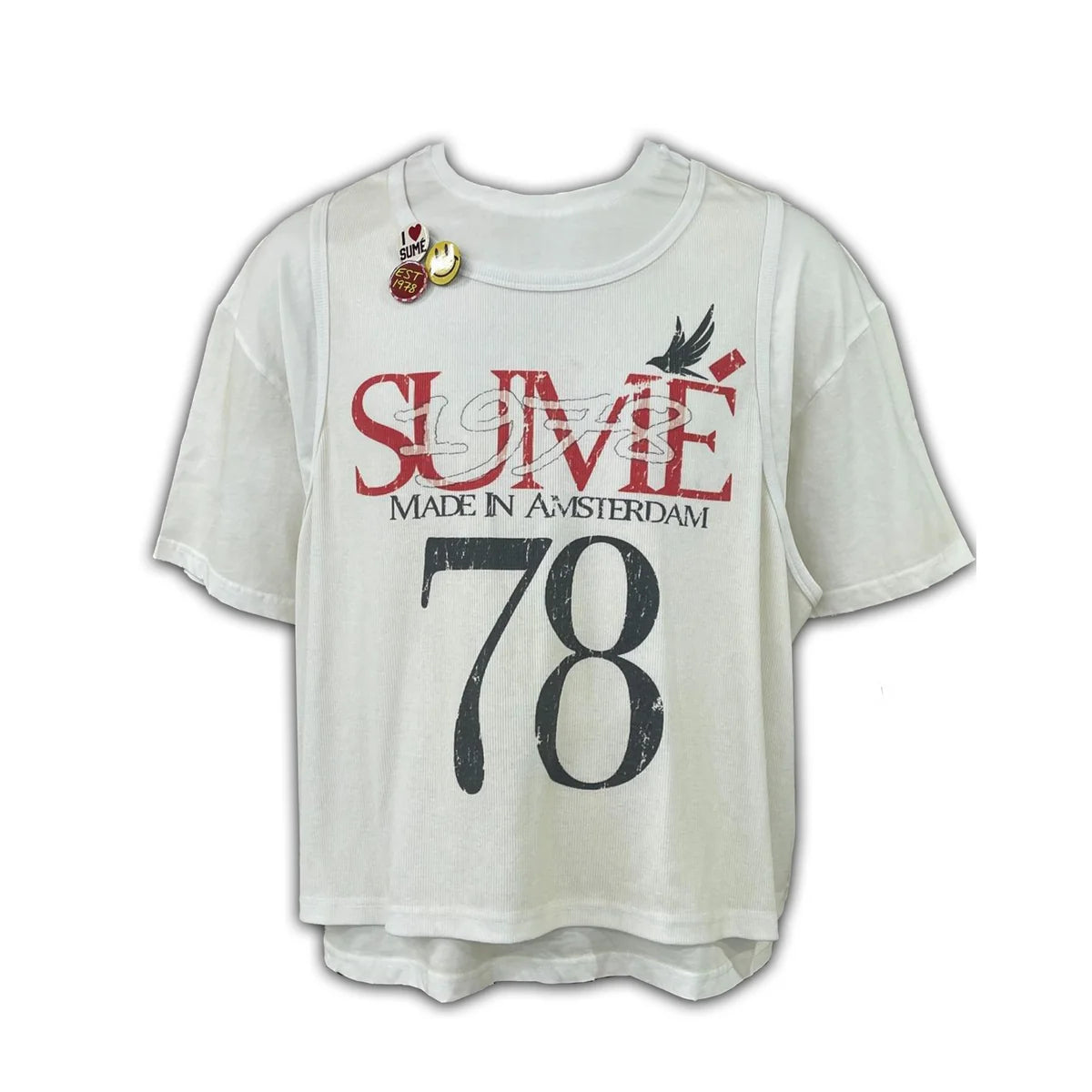 SUMÉ AMSTERDAM DREAM TEE "CREAM"