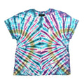 Amiri Tie Dye Rainbow Dove Short Sleeve Tee Shirt Multi