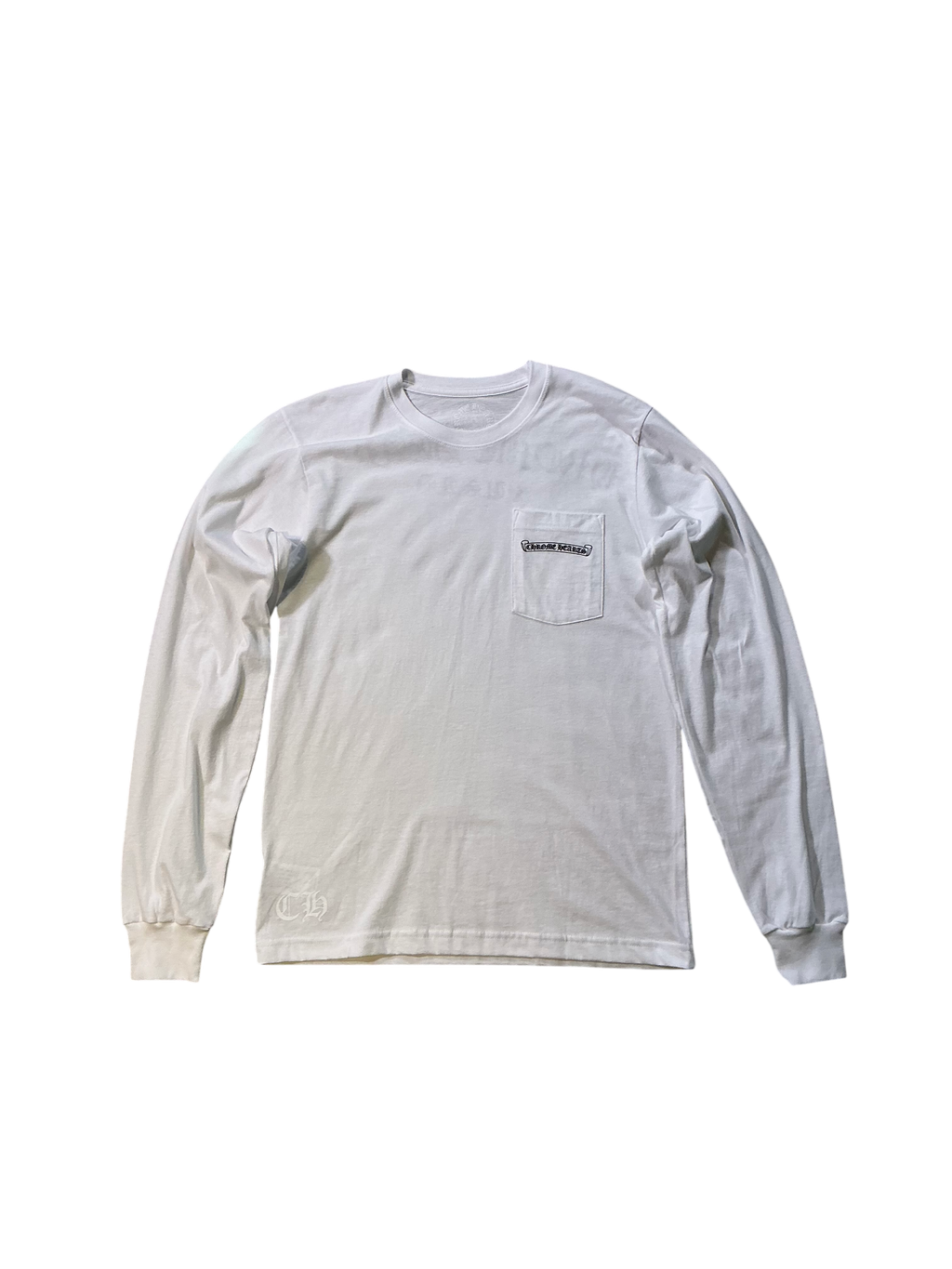 Chrome Heart Pocket Longsleeve White